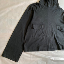 Load image into Gallery viewer, 1980s Yohji Yamamoto Crop Pullover Hoodie - Size M
