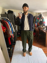 Load image into Gallery viewer, 1980s Issey Miyake Switch Sleeve Linen Bomber Jacket with Removable Lining - Size XL
