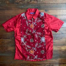 Load image into Gallery viewer, ss2005 Junya Watanabe Sequin and Embroidered Pullover Polo - Size M