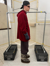 Load image into Gallery viewer, 1980s Marithe Francois Girbaud x Maillaparty Extended Red Hooded Zip-up Sweater - Size M