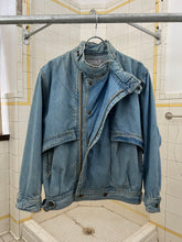 Load image into Gallery viewer, 1980s Marithe Francois Girbaud Light Wash Denim Double Closure Jacket - Size M
