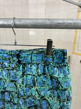 Load image into Gallery viewer, 1990s Katharine Hamnett Blue Hawaiian Print Shorts - Size M