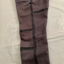 Load image into Gallery viewer, 2001 General Research Faded Plum Ribbed Paneled Bike Pants - Size L