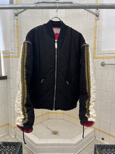 Load image into Gallery viewer, 1990s Armani Quilted Bomber with Removable Sleeves and Arm Cinch Detail - Size L