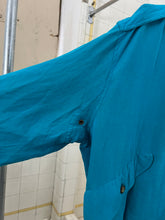 Load image into Gallery viewer, 1980s Armani Blue Bomber Jacket with Ribbed Collar Trim - Size M