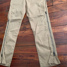 Load image into Gallery viewer, 2010s Issey Miyake Beige Tactical Trousers with Side Seam Zippers - Size M