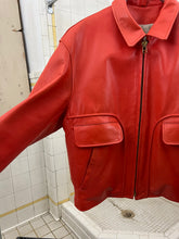 Load image into Gallery viewer, aw1991 Yohji Yamamoto 6.1 The Men 22nd Century Sweetheart Pin Up Leather Jacket - Size OS