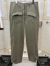 Load image into Gallery viewer, 2000s Armani Military Pants with Front Thigh Cargo Pocket Hem Slit Detailing - Size L