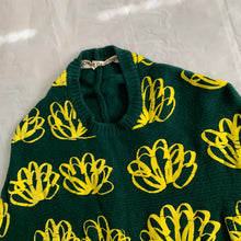 Load image into Gallery viewer, aw1996 CDG Floral Print Knitted Sweater - Size M