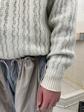 Load image into Gallery viewer, 1980s Marithe Francois Girbaud x Maillaparty Wavy Stripe Sweater with Neck Shoulder Seam Buttons - Size XL