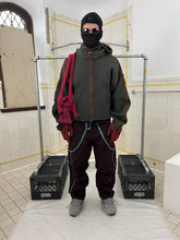 Load image into Gallery viewer, Seeing Red Green Dyed Elephant Trunk Hoodie with Red Token Bag - Size OS