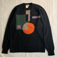 Load image into Gallery viewer, aw1998 Yohji Yamamoto Intarsia Bauhaus Sweater - Size M