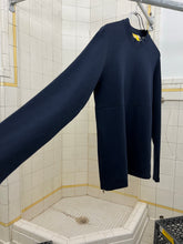 Load image into Gallery viewer, 2000s Mandarina Duck Navy Crewneck with Hidden Mesh Kangaroo Pocket - Size S