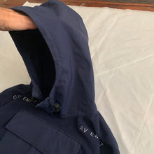 Load image into Gallery viewer, aw2015 Cav Empt Navy Fleece Hooded Pullover - Size L
