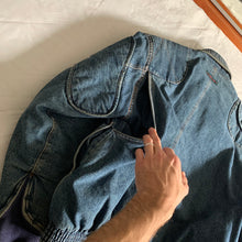 Load image into Gallery viewer, 1980s Katharine Hamnett Denim Cargo Bomber Jacket - Size L