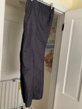 Load image into Gallery viewer, 1990s Armani Indigo Cotton Poly Blend Flare Trousers - Size M