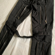 Load image into Gallery viewer, ss2002 General Research Cotton Satin Bondage Pants with Zippers - Size S