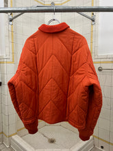 Load image into Gallery viewer, 1990s Armani Orange Quilted Bomber Jacket - Size XL