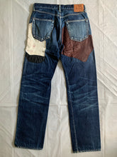 Load image into Gallery viewer, 2000s Yohji Yamamoto x Spotted Horse Leather Patchworked Denim - Size M