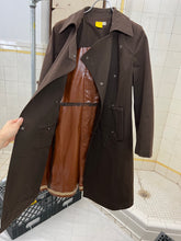 Load image into Gallery viewer, 2000s Mandarina Duck Double Breasted Trench Coat with Back Pleat Detailing - Size XS