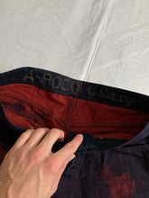 Load image into Gallery viewer, ss2008 Issey Miyake APOC Red Skeleton Leg Bone Pants - Size L