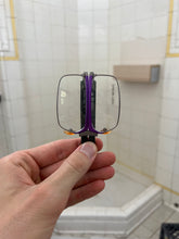 Load image into Gallery viewer, 1990s Issey Miyake x Alain Mikli Multi-Fold Purple and Green Sunglasses - Size OS