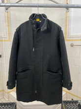 Load image into Gallery viewer, 2000s Mandarina Duck Shoulder &amp; Pocket Slit Padded Long Coat - Size M