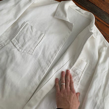 Load image into Gallery viewer, ss1996 Yohji Yamamoto Flower and Boys White Work Jacket - Size XL