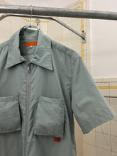 Load image into Gallery viewer, 1990s Mickey Brazil Mint Zippered Work Shirt - Size S