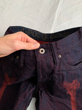 Load image into Gallery viewer, ss2008 Issey Miyake APOC Red Skeleton Leg Bone Pants - Size L