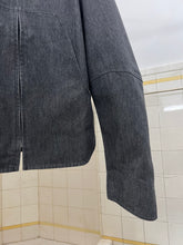 Load image into Gallery viewer, 2000s Ron Orb Futuristic Denim Jacket - Size M