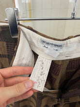 Load image into Gallery viewer, 1980s Armani Earth Toned Plaid Trousers - Size M