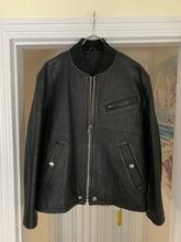 Load image into Gallery viewer, 1990 CDGH Cropped Black Leather Bomber Jacket - Size OS