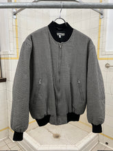 Load image into Gallery viewer, 1980s Katharine Hamnett Padded Houndstooth Pattern Bomber - Size L