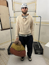 Load image into Gallery viewer, 1980s Marithe Francois Girbaud Wide Quarter Zip Sweater with Neck Cinching Detail - Size L