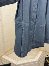 Load image into Gallery viewer, 2000s Mandarina Duck Raw Cut Coated Fabric Shirt Jacket with Contrast Detailing - Size M