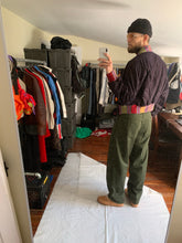 Load image into Gallery viewer, ss1993 Yohji Yamamoto Quilted Cropped Bomber with Ethnic Knitted Ribbing Details - Size OS