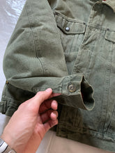 Load image into Gallery viewer, 1990s Armani Washed Cotton Gabardine Padded Trucker - Size L