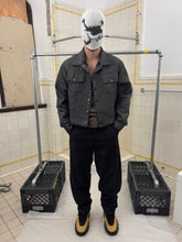 Load image into Gallery viewer, 1990s Dexter Wong Textured Synthetic Cropped Trucker Jacket - Size M