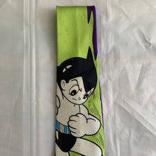Load image into Gallery viewer, 2000s Yohji Yamamoto Purple and Green Astro Boy Necktie - Size OS