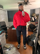 Load image into Gallery viewer, aw1993 Issey Miyake Massive Red Quilted Puffer Jacket - Size XL
