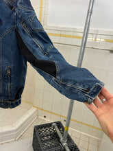 Load image into Gallery viewer, Vintage Padded Denim Moto Jacket - Size M