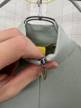 Load image into Gallery viewer, 2000s Mandarina Duck Soft Mint 1/4 Zip Pullover with Bungee Pull Cord Hem - Size S