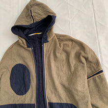 Load image into Gallery viewer, 2000s Mandarina Duck Panelled Cotton Zip Hoodie - Size L