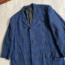 Load image into Gallery viewer, aw1996 Yohji Yamamoto Wool Plaid Long Coat - Size M