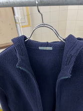 Load image into Gallery viewer, Late 1990s Mandarina Duck Raw Cut Boiled Wool Hooded Parka - Size XL