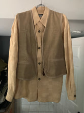 Load image into Gallery viewer, aw1993 Armani Faded Yellow Corduroy Vest - Size M
