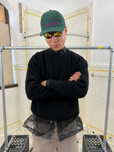 Load image into Gallery viewer, 1980s Issey Miyake Black Rib Knit Sweater - Size L