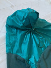 Load image into Gallery viewer, 2000s Final Home Teal Crewneck Sweater with Ripstop Monk Hood - Size M