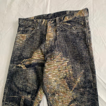 Load image into Gallery viewer, aw2008 Issey Miyake APOC Woven Yarn Patchwork Denim - Size M